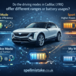 do the driving modes in cadillac lyriq offer different ranges or battery usages?